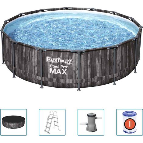 Steel Pro MAX Swimmingpool-Set Rund 427x107 cm Bestway (1/5)