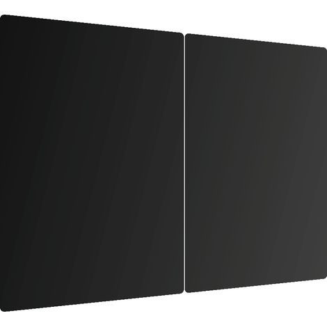 Allboards – Plaque de protection en verre trempé 60x40cm – Incassable et résistant aux rayures – Planche à découper et plateau de service