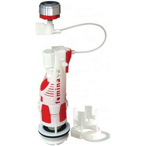 FPLUS descargador doble pulsador cable denia , El descargador modelo Dénia de doble descarga de Idrospania está fabricado con materiales plásticos de alta calidad y anticalcáreos.