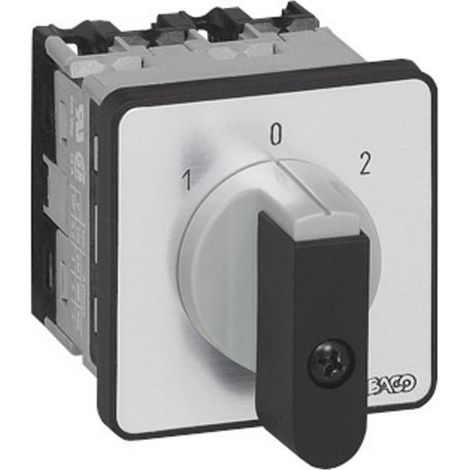 BACO NC01GQ1 Umschalter  16 A  2 x 30 ° Grau, Schwarz 1 St.