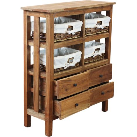 KENSINGTON - mobiletto in legno riciclato (1/4)