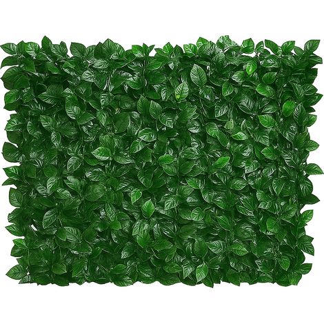 Haie artificielle mt.20x100h laurier persistant synthétique arelle - Hall (1/2)
