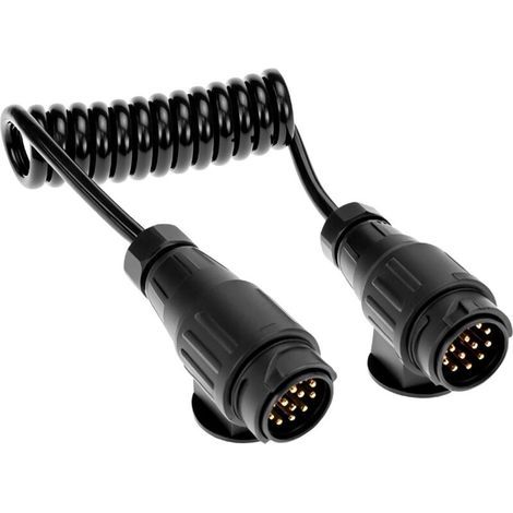 Câble d'attelage 2M avec Prise, 13 en 13 Broches, Rallonge Remorque Étanche pour Systèmes 12V (1/5)