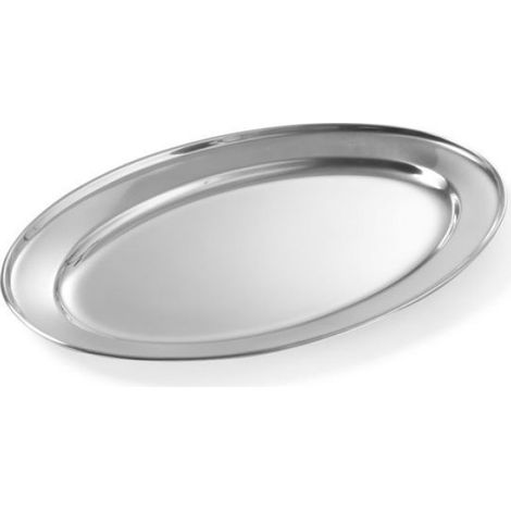 Plat Ovale - Inox - 300x220 mm - Pour Cuisson Service Et Presentation - 1 Piece (1/2)