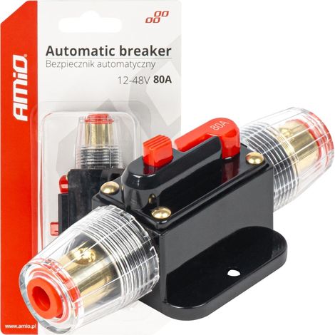 Fusible automatique pour voiture 80A 12V 24V 48V amio-03820 (1/5)