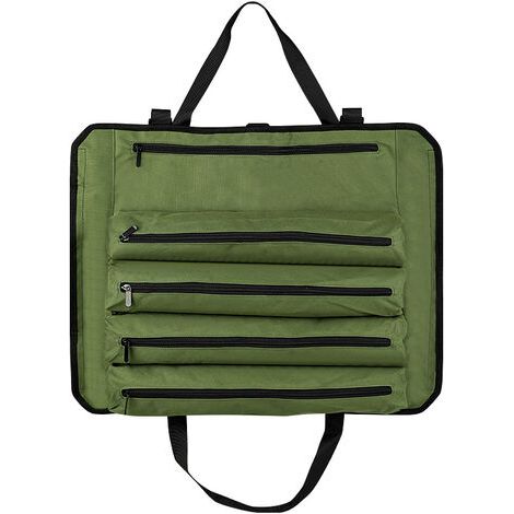 Sac à outils multifonctionnel et de grande capacité pour le stockage des outils d'entretien des véhicules et le kit de matériel,Vert (1/5)