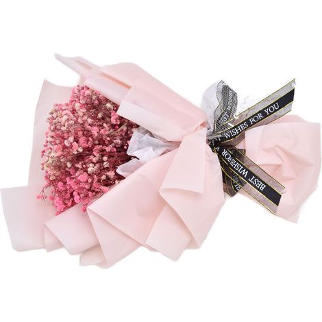 Sac cadeau Saint-Valentin, sac à bouquet de fleurs avec poignée, sac à fleurs transparent, sac cadeau de mariage (1/5)