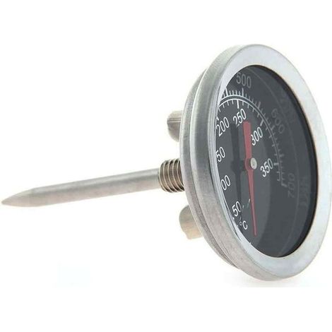 Termometro da forno in acciaio inox, termometro per griglie e affumicatori, termometro da 50 a 350 °C, da 100 a 700 °F (Tipo A 350 °C) (1/5)