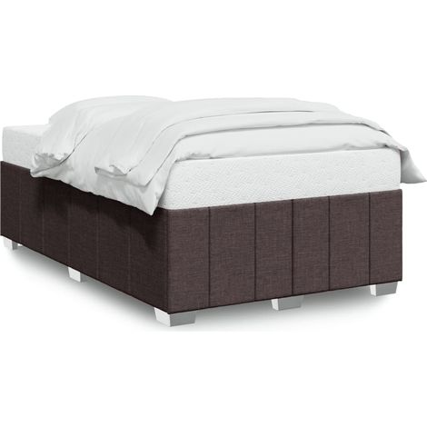 Maison Exclusive - Giroletto senza Materasso Marrone Scuro 80x200 cm in Tessuto (1/5)