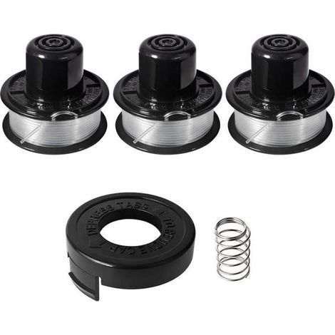(Schwarze) Ersatz-Drahtspulen für Black + Decker RS-136 ST4500 ST1000 ST4000 GE600 - 3 Stück (1/4)