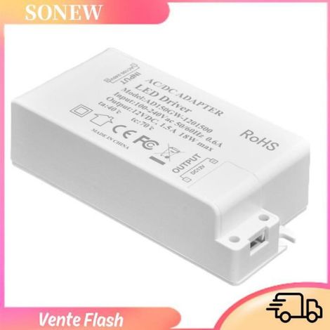 Sonew Pilote de LED 18 W Source D'alimentation Efficace pour la LED LED LEX LEX LIGHT AC100-240V dans la bricolage alimentation (1/5)