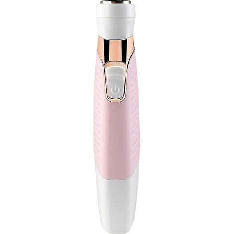 Rasoir intime pour femme, ElectriBrite 3 en 1, tondeuse électrique pour le corps, le maillot, la zone intime, le visage et les sourcils, avec sabots de coupe, rechargeable par USB. (1/5)