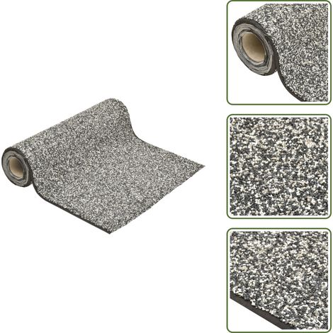 Steinfolie Grau 250x60 cm - Teichfolie - Steinfolie - Wasserdichtes Material - Graue Farbe - Gartendeko
