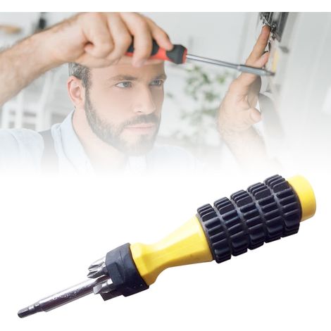 Tournevis 6 en 1 antidéflagrant isolé en acier au carbone avec manche en plastique (1/5)