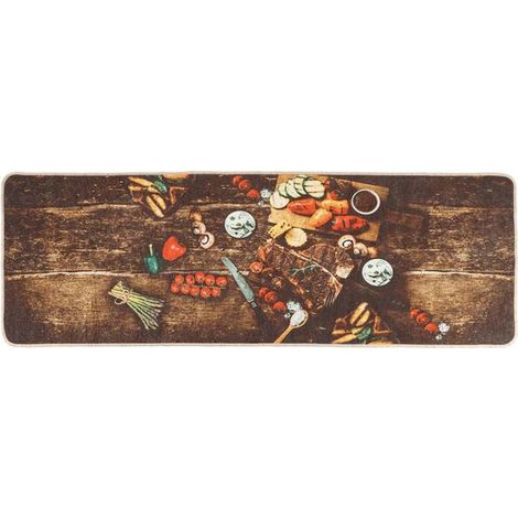 Tapis de cuisine multicolore, 60x180 cm, lavable. (1/5)