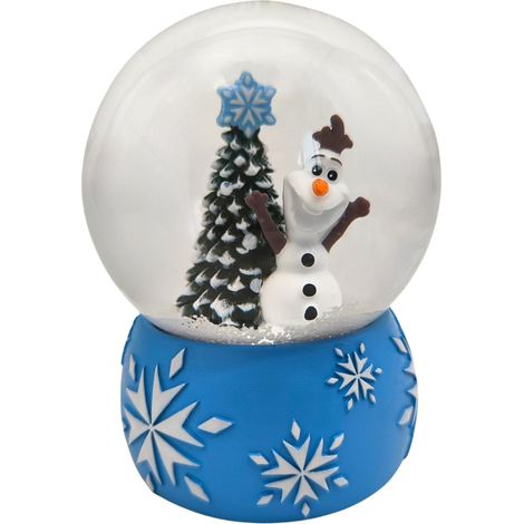 Sfera di Neve Olaf H11cm Blu Peraga Christmas