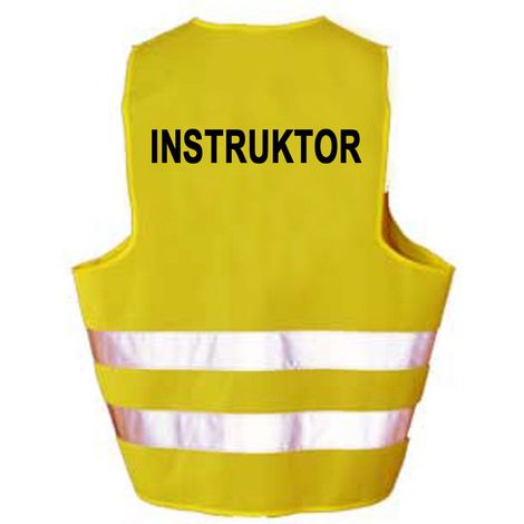 Chaleco reflectante de advertencia para INSTRUCTOR