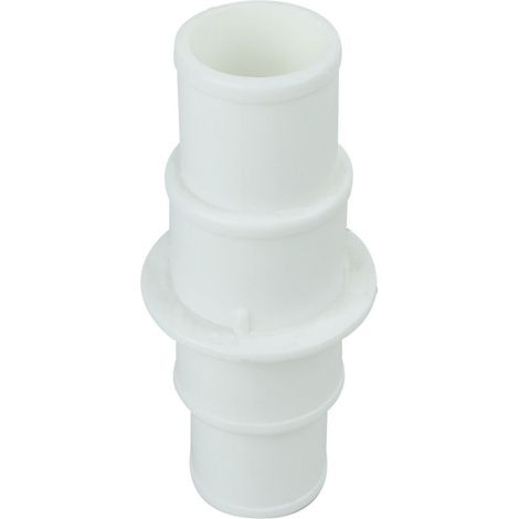 Linxor – Raccord tuyau flottant 32/32-38/38 – Blanc – Pour diamètres 32 mm et 38 mm – Liaison de tuyaux piscine