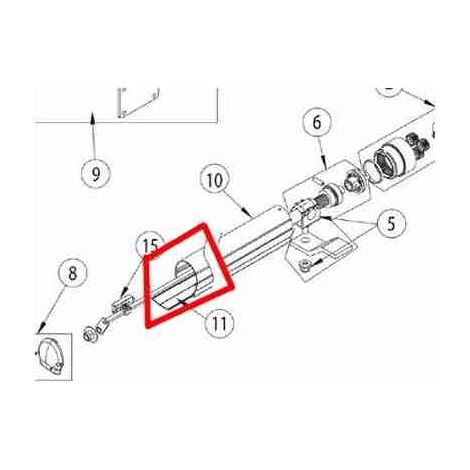 63329C2 Spazzolino Kit Da 2 Pezzi Per Luxo 3r-3b-3bh-4bh-5b Pwr 50h-50hr Ditec 63329c2