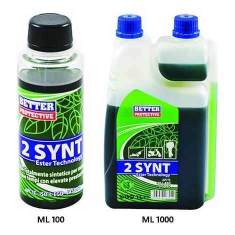 HUILE MÉLANGE POUR MOTEURS 2 TEMPS SYNT Contenance : 1000 ml avec doseur