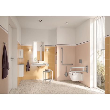 HEWI 801.50B147 95 Poignée SK mobile, pivotante, mate (1/3)