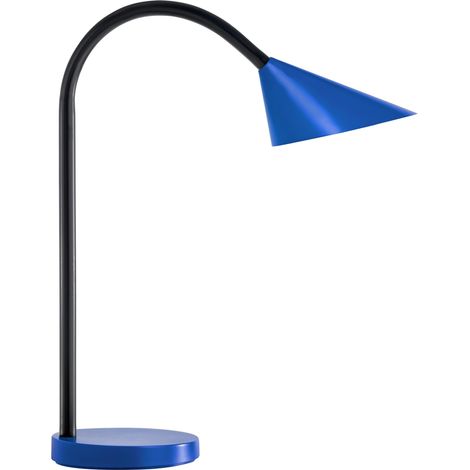 Lampe de bureau LED 4W 500 Lumens Flexible 45 x 14 cm Bleu (1/5)