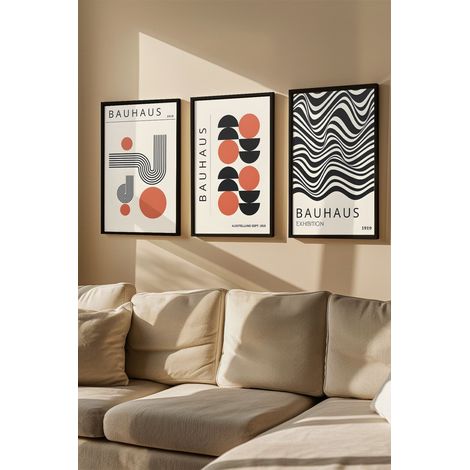 Arte de pared de MDF con marco Painting Multicolor (1/2)