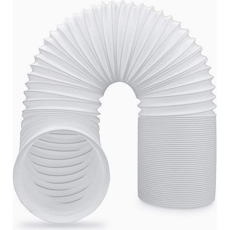 Tuyau d'évacuation flexible en PVC pour climatiseur mobile, diamètre 13 cm, longueur 150 cm, kit de ventilation universel (1/4)