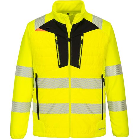 Giacca Ibrida ad Alta Visibilità Dx4 Colore: Giallo/nero Taglia XXL - Portwest