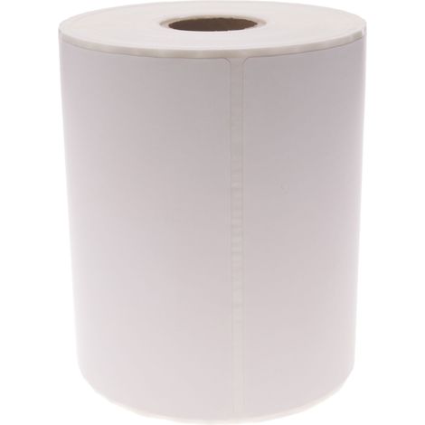 BeMatik - Rollo bobina de 300 etiquetas adhesivas para impresora transferencia térmica 101.6x127mm
