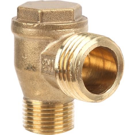 Clapet anti-retour silencieux en laiton sans huile 1/2 3/8 M10 Accessoires pour pompe à compresseur d'air