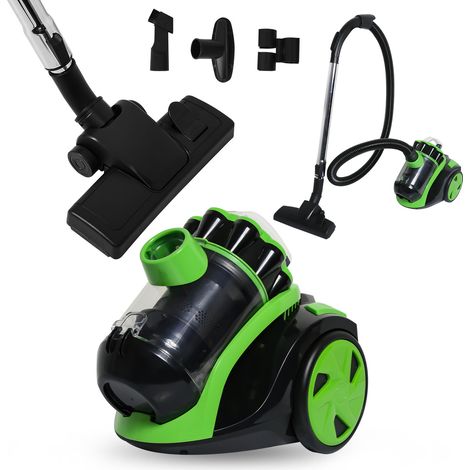 Wolketon Staubsauger beutellos 899W Bodenstaubsauger mit HEPA-Filter, 3L Behälter, Fugendüse, für Hart- & Teppichböden, starke Saugleistung