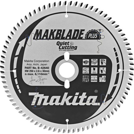 LAME MDF 250/30/80 MAKITA B-42640