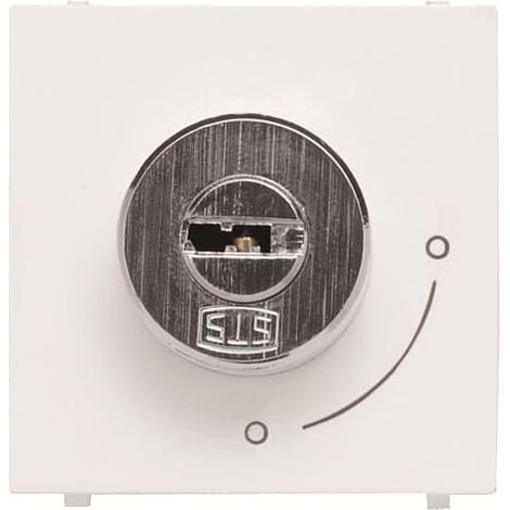Zenit Poussoir A Cle 2 Pos - 2M - Blanc 2CLA225320N1101 ABB N2253.2BL