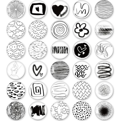 Original Aimants Art linéaire Magnet Frigo Aimant Réfrigérateur Mignonne Convient à la Décoration des Tableaux Blancs et Autres Surfaces Métalliques Le Choix pour Donner des Cadeaux (1/4)