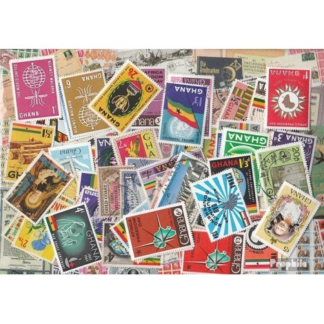 Timbres-poste du Ghana : 100 timbres différents