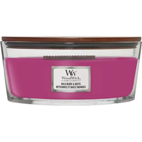 Candela WoodWick ai frutti di bosco e barbabietola, forma ellittica, 453,6 g