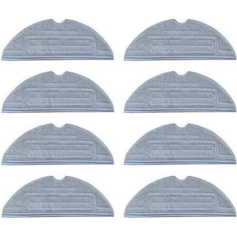 FENOPLASTICAOutad® Serpillères pour Roborock S8/S7 S7 + T7 T7 Plus (8 pièces), XU,lingettes pour Roborock S8, Chiffon lavables de nettoyage 8pcs - KZQ (1/4)