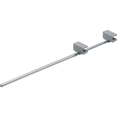 Hettich Schrank-Hosenhalter, Amari 9132923, Stahl silber pulverbeschichtet (1/5)