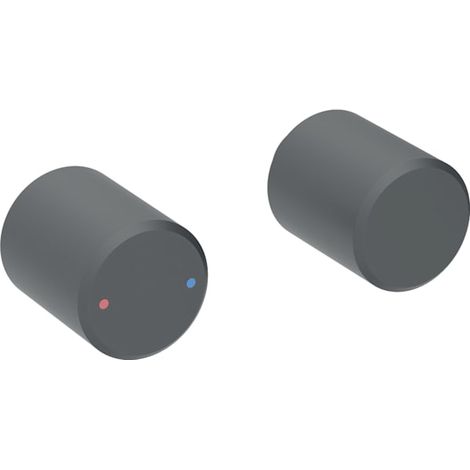 Set Drehknöpfe zu WT-WA ONE rund schwarz matt