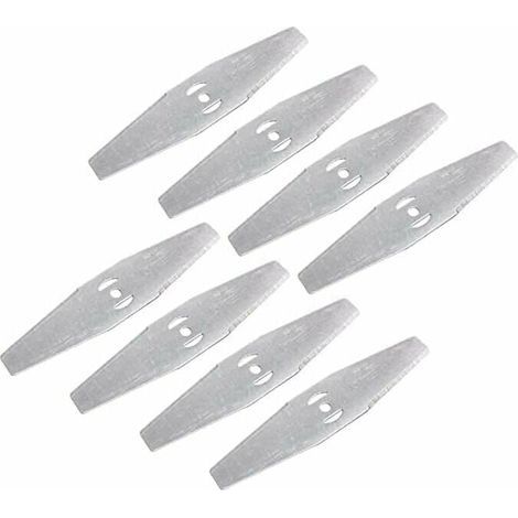Coupe Bordure Lame De Rechange, 16Pcs Lames Métal Coupe Bordure, Lame Tondeuse à Gazon Universelle, pour Coupe Bordure sans Fil Garniture De Jardin,Metal Blade (1/3)