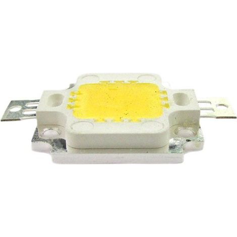 Power Led COB Epistar 10W 350mA DC 30V-34V 1000-1200 Lumen Bianco Freddo 6000K-6500K