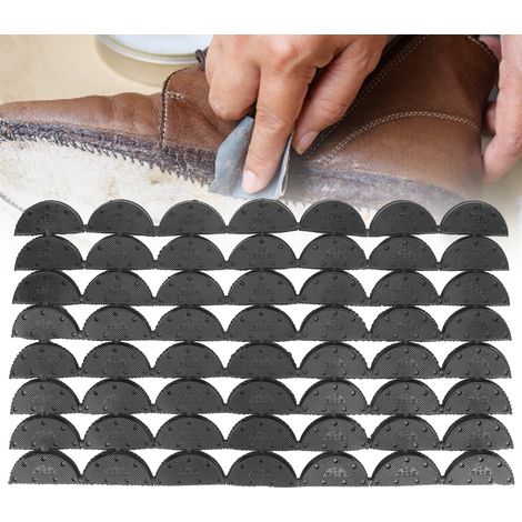 56 Pièces Semelles Antidérapantes pour Réparation de Chaussures - Accessoires Anti-usure pour Talons et Embouts de Protection