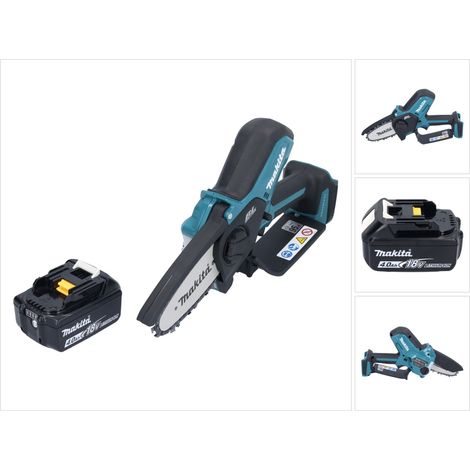 Makita DUC 101 M1 Akku Astsäge 18 V 10 cm Brushless + 1x Akku 4,0 Ah - ohne Ladegerät