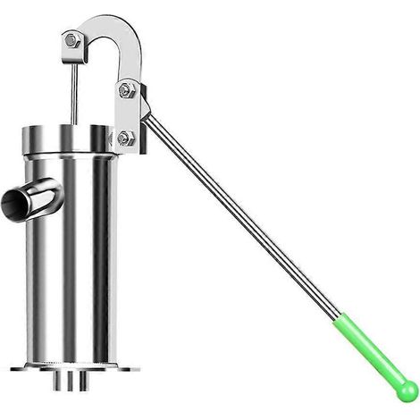 Pompe à eau manuelle domestique en acier inoxydable, pompe à huile domestique durable (1/5)