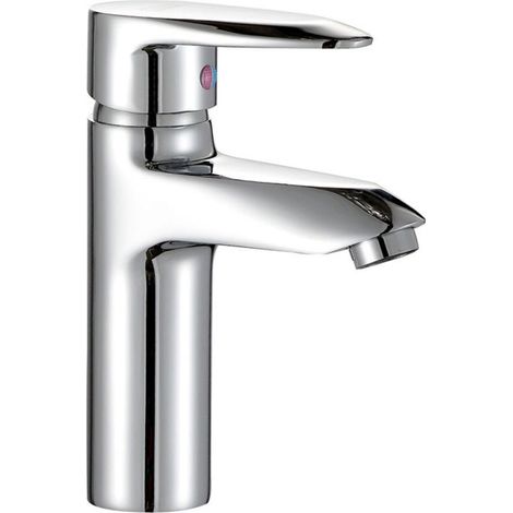 Simple and modern domestic tap, entirely made of copper, with a single head and a single hole (without a hose)