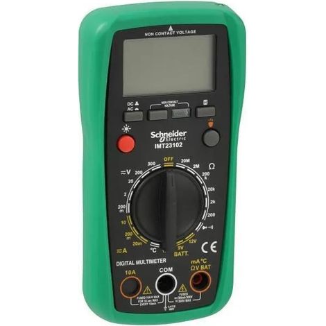Multímetro digital Schneider Electric Cat III 300V verde