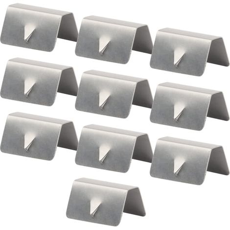 Lot de 10 clips de protection pour pare-brise, pinces de ventilation en acier inoxydable pour voiture