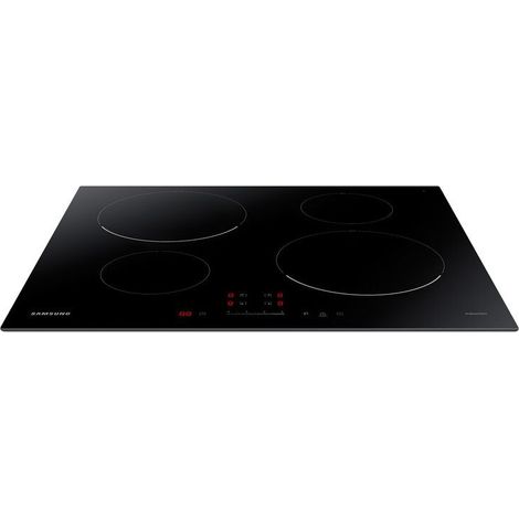 Samsung – Plaque à induction 60 cm NZ64T3707AK – 4 zones de cuisson – Commande tactile – Puissance 7200 W – Intégré noir