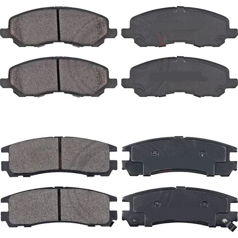KIT PASTIGLIE FRENO ANTERIORI E POSTERIORI compatibile con MITSUBISHI PAJERO IV (V8W,V9W) / PASTIGLIE FRENANTI AUTO OEM P 83 066  P 54 029,P 83 024  P 54 031 / SOSTITUZIONE DIRETTA / BASSA POLVERE / S (1/4)